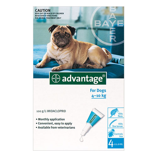 Buy Advantage Flea & Tick Treatment For Dog Supplies - PetCareClub.com